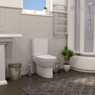 Унитаз напольный Maretti Ritta безободковый с микролифтом, RI10NBM58-844, белый